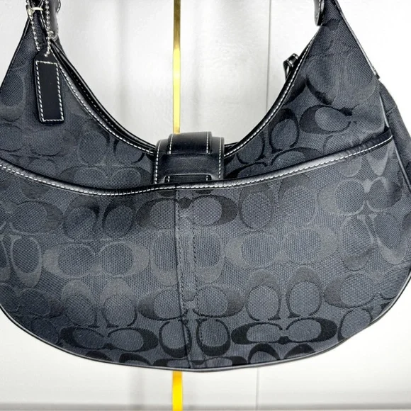🖤 Coach Soho Signature Jacquard Buckle Hobo Bag - Picture 7 of 16